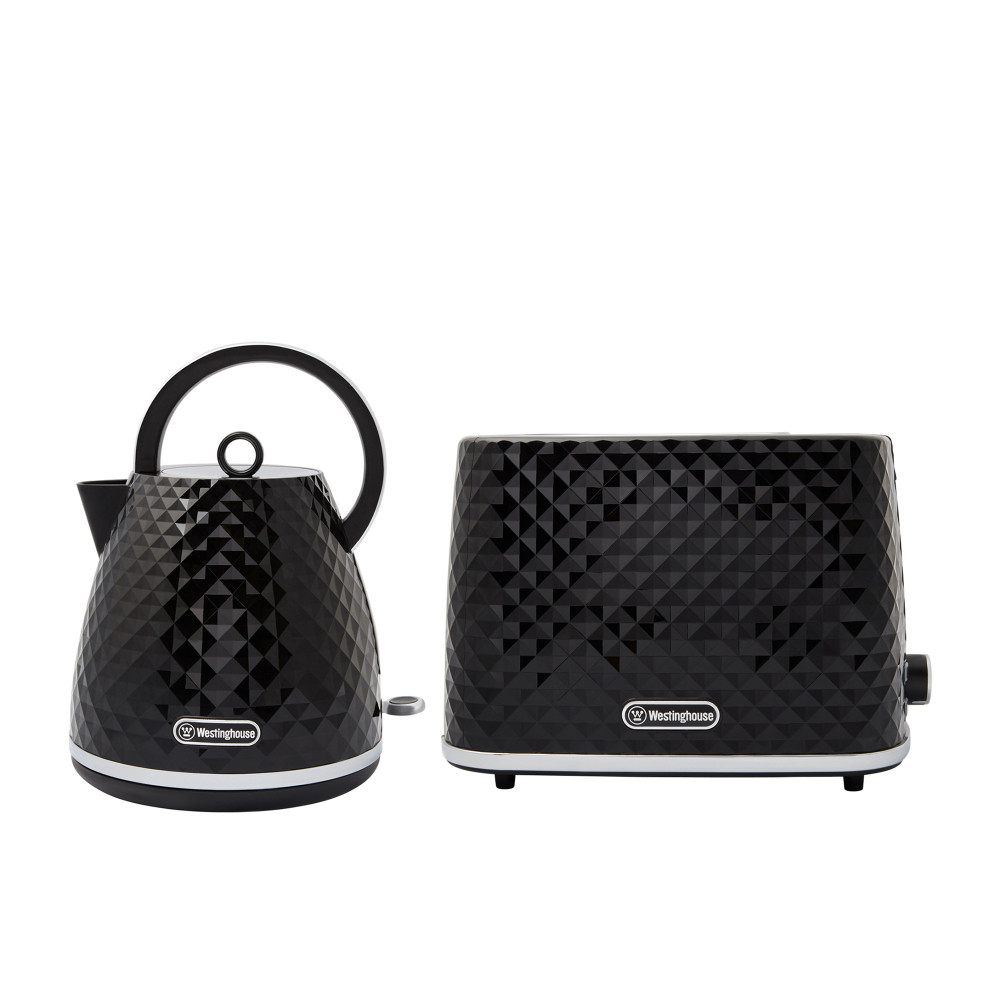 Westinghouse Kettle and Toaster Pack Black Diamond Pattern