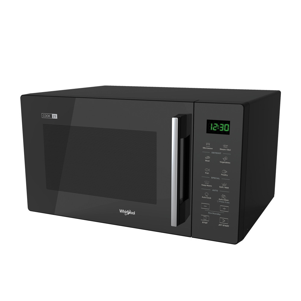 Whirlpool Microwave Oven 25L Black Kitchenware Australia