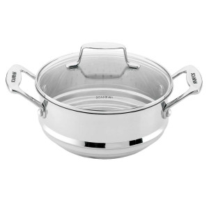 Scanpan Impact Steamer With Lid 16/18/20cm