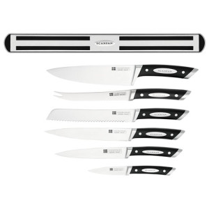 Scanpan Classic 6pce Cutlery Set with Magnetic Rack