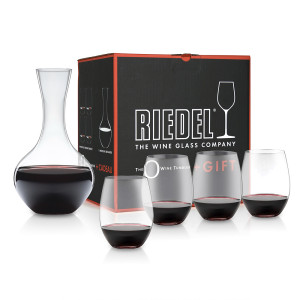 Riedel 'O' Wine Glasses 4pc Set With Decanter
