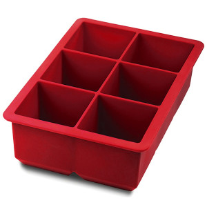 Tovolo Red King Cube Ice Tray