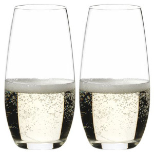 Riedel Big 'O' Champagne Glass Tumblers Set of 2