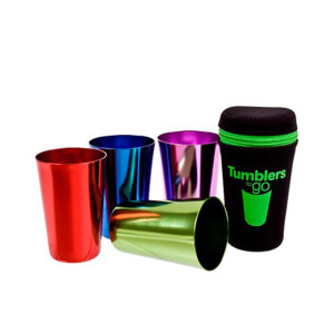D.Line Tumblers To Go 265ml Set of 4 with Case