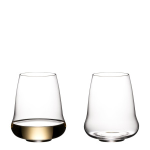 Riedel SL Stemless Wings Riesling Champagne Set of 2