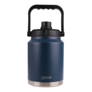 Oasis Stainless Steel Insulated Jug with Carry Handle 2.1L Navy