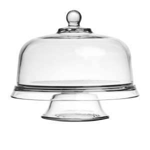 Anchor Hocking Presence 4 in 1 Cake Stand and Dome 33cm