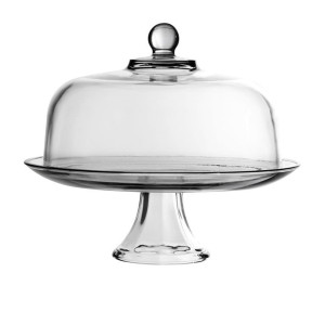 Anchor Hocking Presence Cake Stand & Dome 33cm