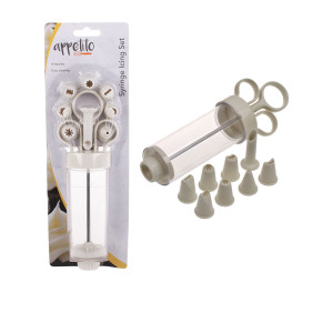 Appetito Icing Syringe Set with 8 Nozzle