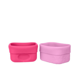 b.box Silicone Snack Cup Set of 2 Berry