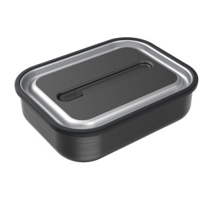 Bentgo Stainless Steel Leak-Proof Lunch Box Carbon Black