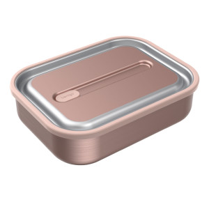 Bentgo Stainless Steel Leak-Proof Lunch Box Rose Gold