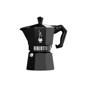 Bialetti Moka Exclusive Stovetop Espresso Maker 3 Cup Black