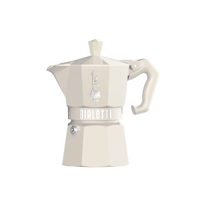 Bialetti Moka Exclusive Stovetop Espresso Maker 3 Cup Cream