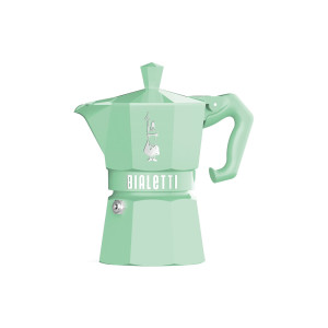 Bialetti Moka Exclusive Stovetop Espresso Maker 3 Cup Green
