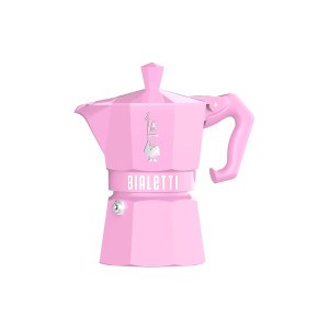 Bialetti Moka Exclusive Stovetop Espresso Maker 3 Cup Pink