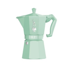 Bialetti Moka Exclusive Stovetop Espresso Maker 6 Cup Green
