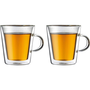 Bodum Canteen Double Wall Cup with Handle Set of 2 200ml