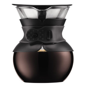 Bodum Pour Over Coffee Maker with Permanent Filter 500ml Black