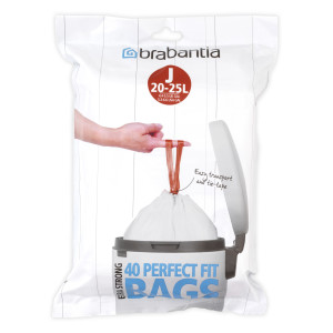 Brabantia PerfectFit Bin Liners Code J 23 Litre 40 Bags