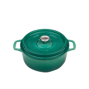 Chasseur Gourmet Round French Oven 26cm - 5L Jade