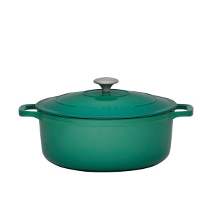 Chasseur Round French Oven 26cm 5L Emerald Green