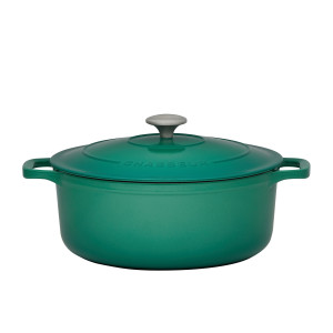 Chasseur Round French Oven 28cm 6L Emerald Green
