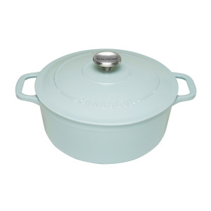 Chasseur Round French Oven 26cm 5L Duck Egg Blue