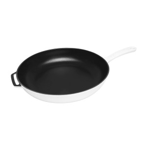 Chasseur Frypan with Cast Handle 28cm Brilliant White