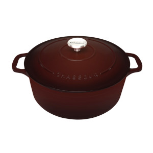 Chasseur Round French Oven 28cm 6.1L Chocolat