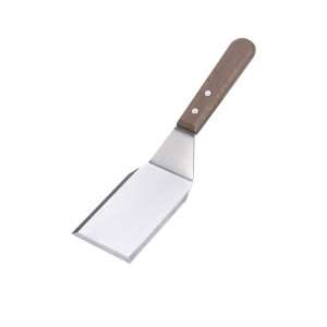 Chef Inox Griddle Scraper with Wood Handle