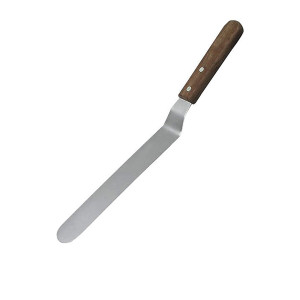 Chef Inox Offset Spatula with Wood Handle 20cm