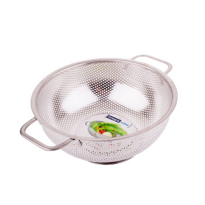 D.Line Perforated Stainless Steel Colander 22.5cm