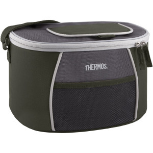 Thermos E5 12 Can Cooler with LDPE Liner Grey Green