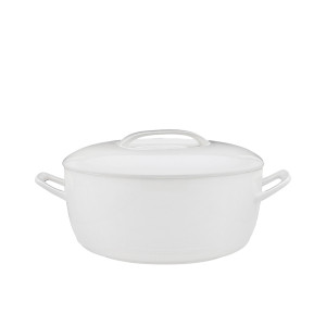 Ecology Signature Casserole with Lid 3.5L White
