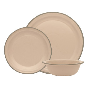 Ecology Tahoe Dinner Set of 12 Apricot