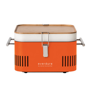 Everdure by Heston Blumenthal CUBE Charcoal Portable BBQ Orange