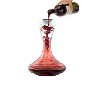 Final Touch Twister Decanter and Glass Aerator