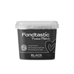 Fondtastic Premium Fondant Black 1kg