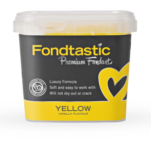 Fondtastic Premium Fondant Yellow 1kg