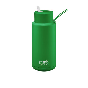 Frank Green Limited Edition Reusable Bottle with Straw 1L (34oz) Evergreen