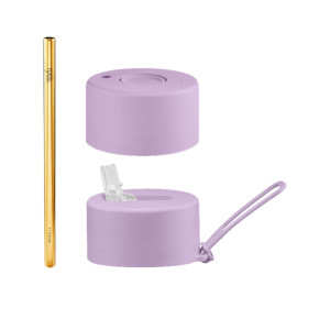 Frank Green Duo Lid Pack with Straw Lilac Haze