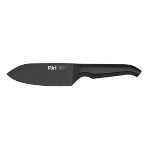 Furi Pro East West Santoku Knife 13cm Jet Black
