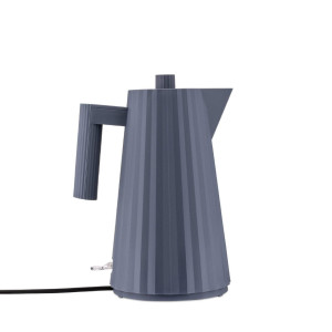 Alessi Plisse Electric Water Kettle 1.7L Grey