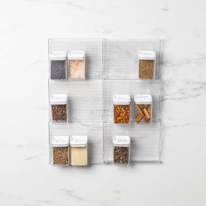 Kitchen Pro Clear Expandable Spice Drawer Organiser