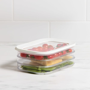 Kitchen Pro Clear Fresh Stackable Container Set of 3
