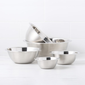 Kitchen Pro Mixwell Stainless Steel Mixing Bowl Set 5pc