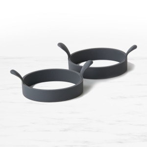 Kitchen Pro Oslo Egg Ring Set of 2 Charcoal