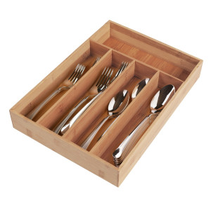 Living Today Bamboo Cutlery Tray