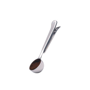 La Cafetiere Stainless Steel Coffee Measuring Spoon with Clip